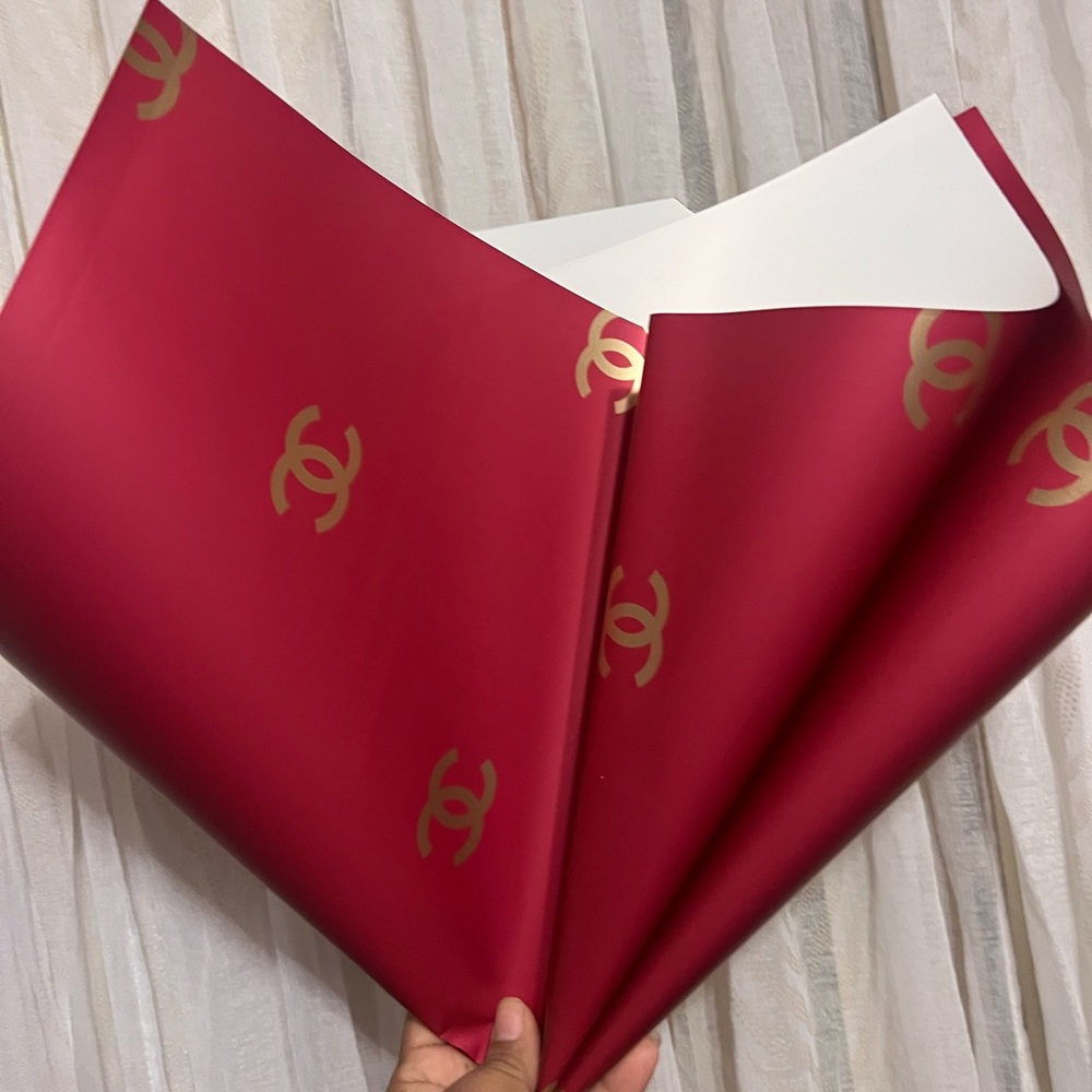 Korean Wrapping paper Luxury Brands Waterproof 20 Sheets - Same Day Shipping